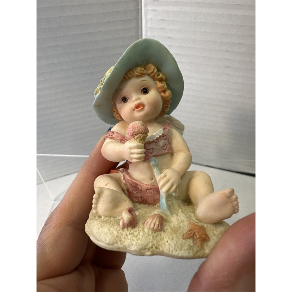 Vintage Ganz "Paradise" Figurine, Perfect Little Place, Handcrafted Resin, Baby
